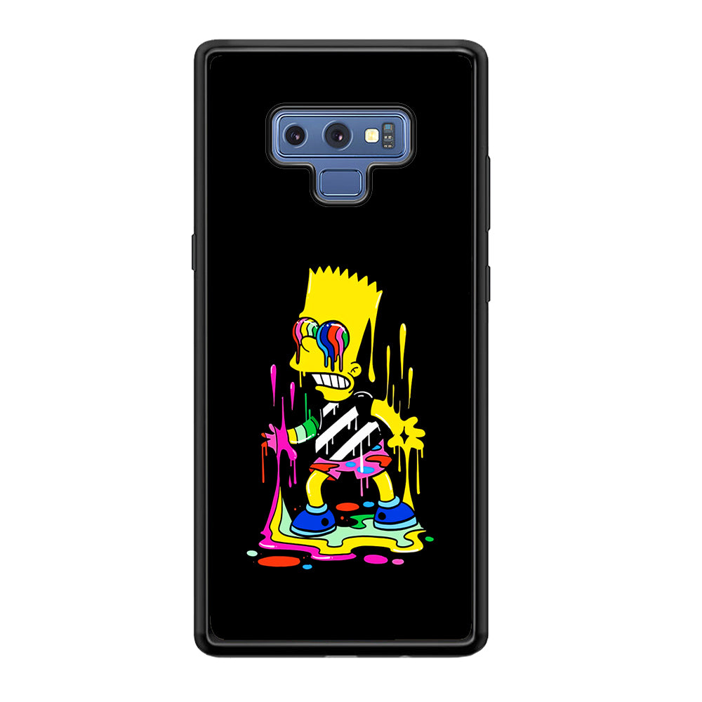 Bart Simpson Painting Samsung Galaxy Note 9 Case-Phone Case-Tempered Glass Case-Altracase