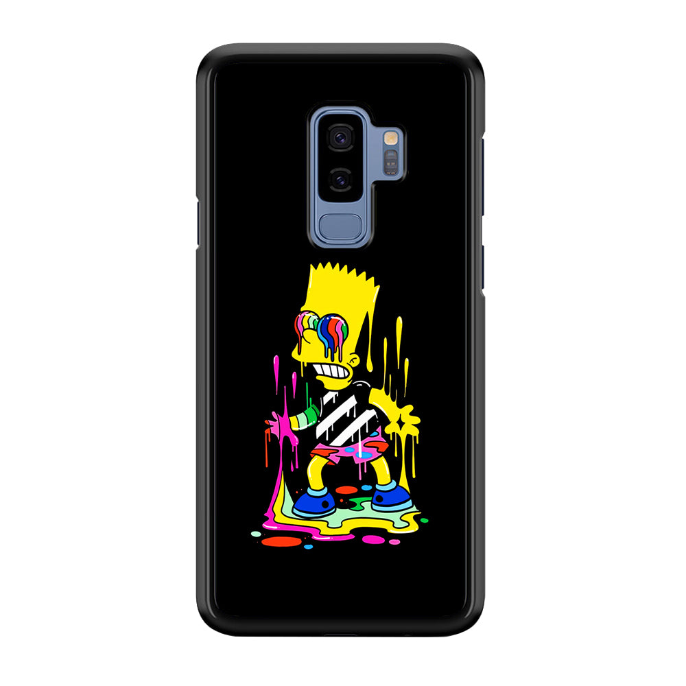 Bart Simpson Painting Samsung Galaxy S9 Plus Case-Phone Case-Tempered Glass Case-Altracase