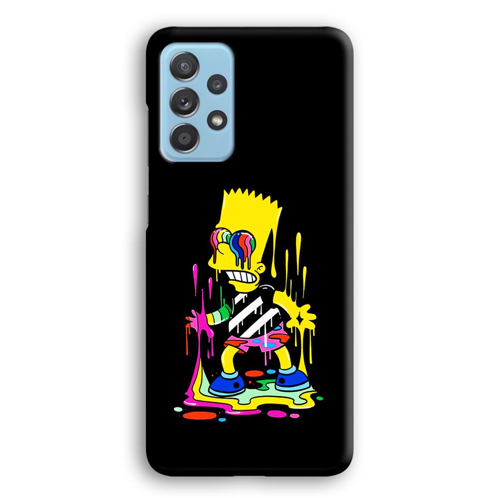 Bart Simpson Painting Samsung Galaxy A52 Case-Phone Case-3D Case-Altracase