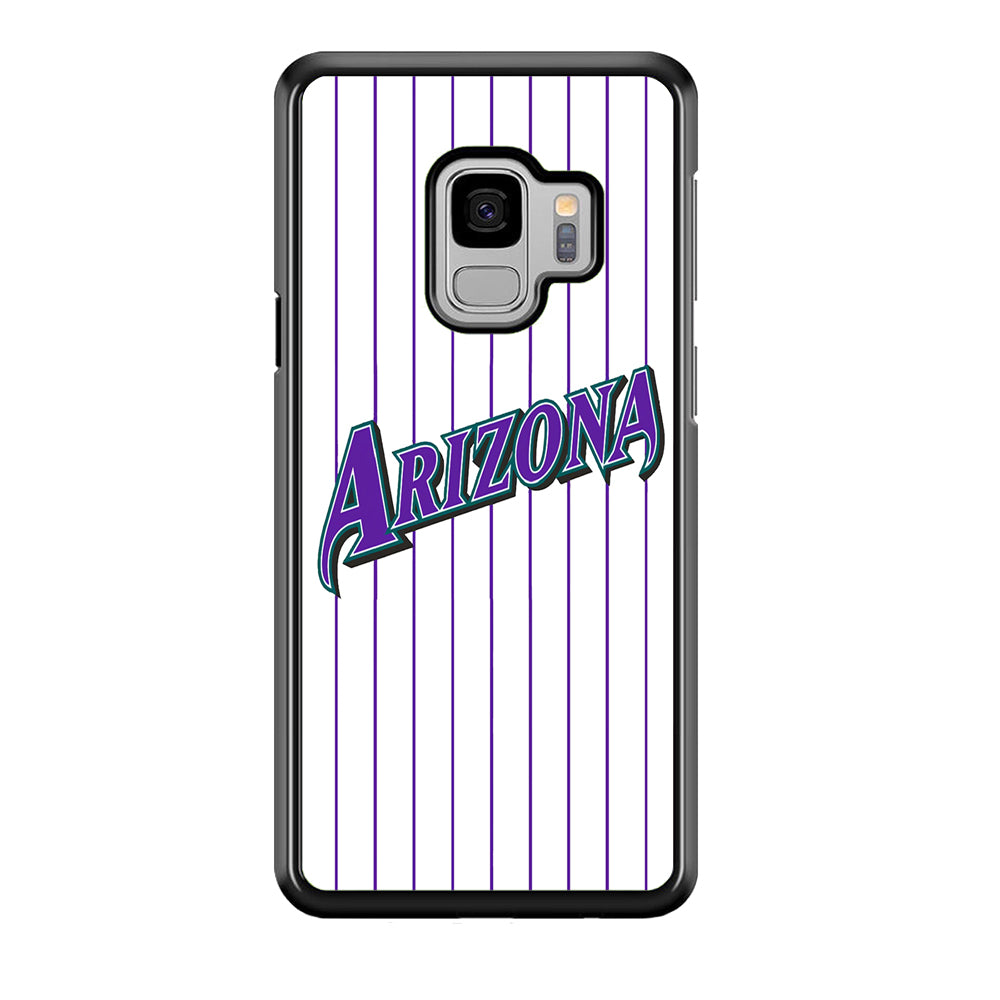 Baseball Arizona Diamondbacks MLB 001 Samsung Galaxy S9 Case-Phone Case-Rubber Black (2D Case)-Altracase