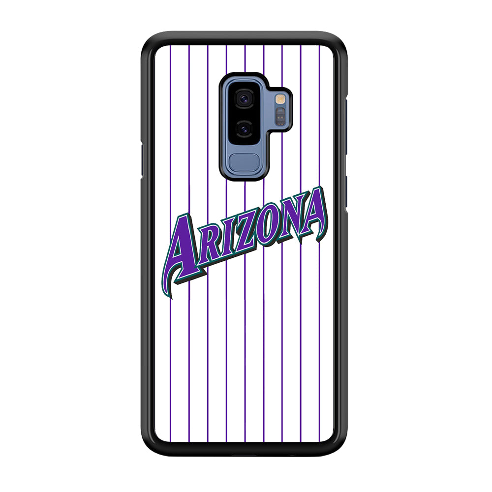 Baseball Arizona Diamondbacks MLB 001 Samsung Galaxy S9 Plus Case-Phone Case-Rubber Black (2D Case)-Altracase