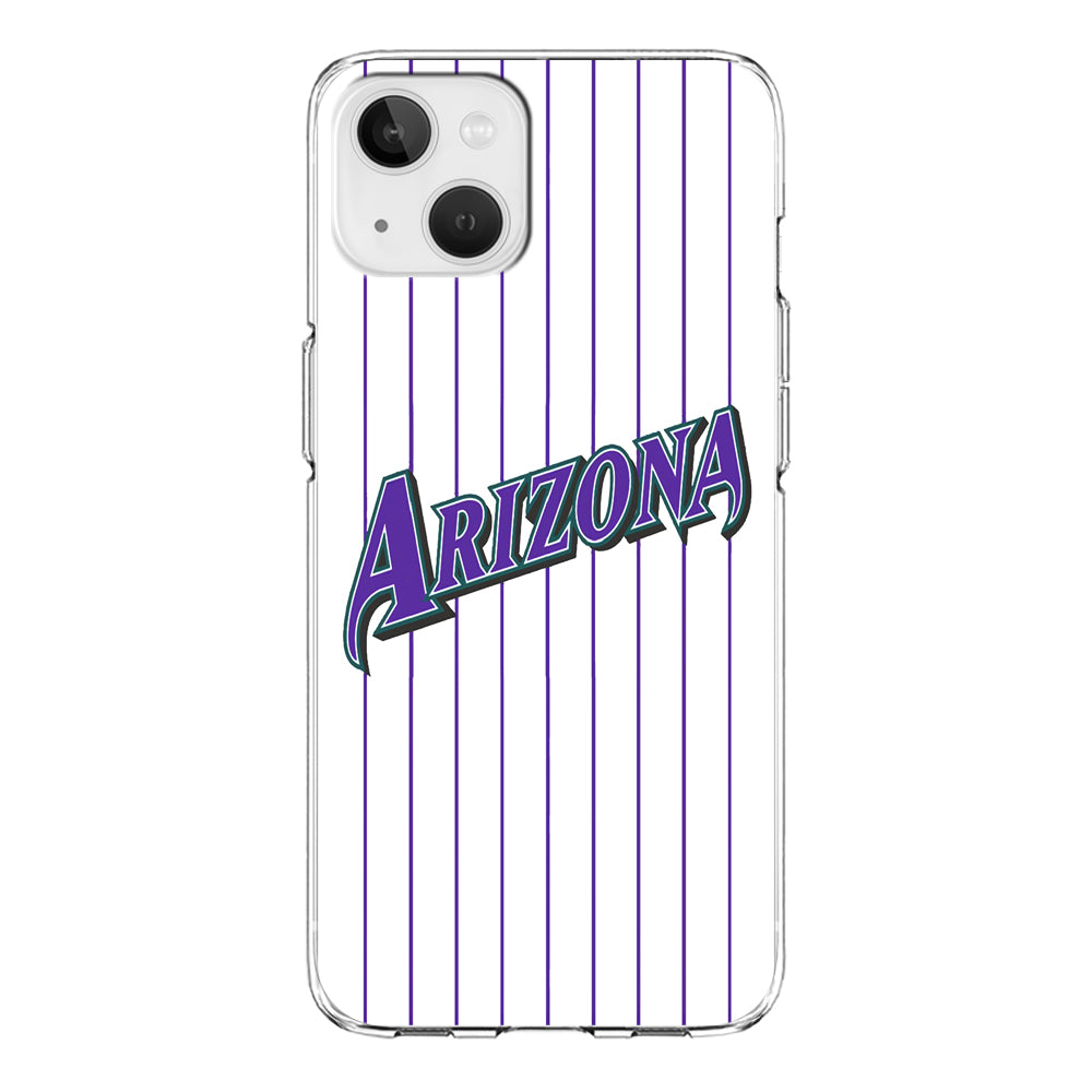 Baseball Arizona Diamondbacks MLB 001 iPhone 15 Plus Case-Phone Case-Clear Soft Case-Altracase