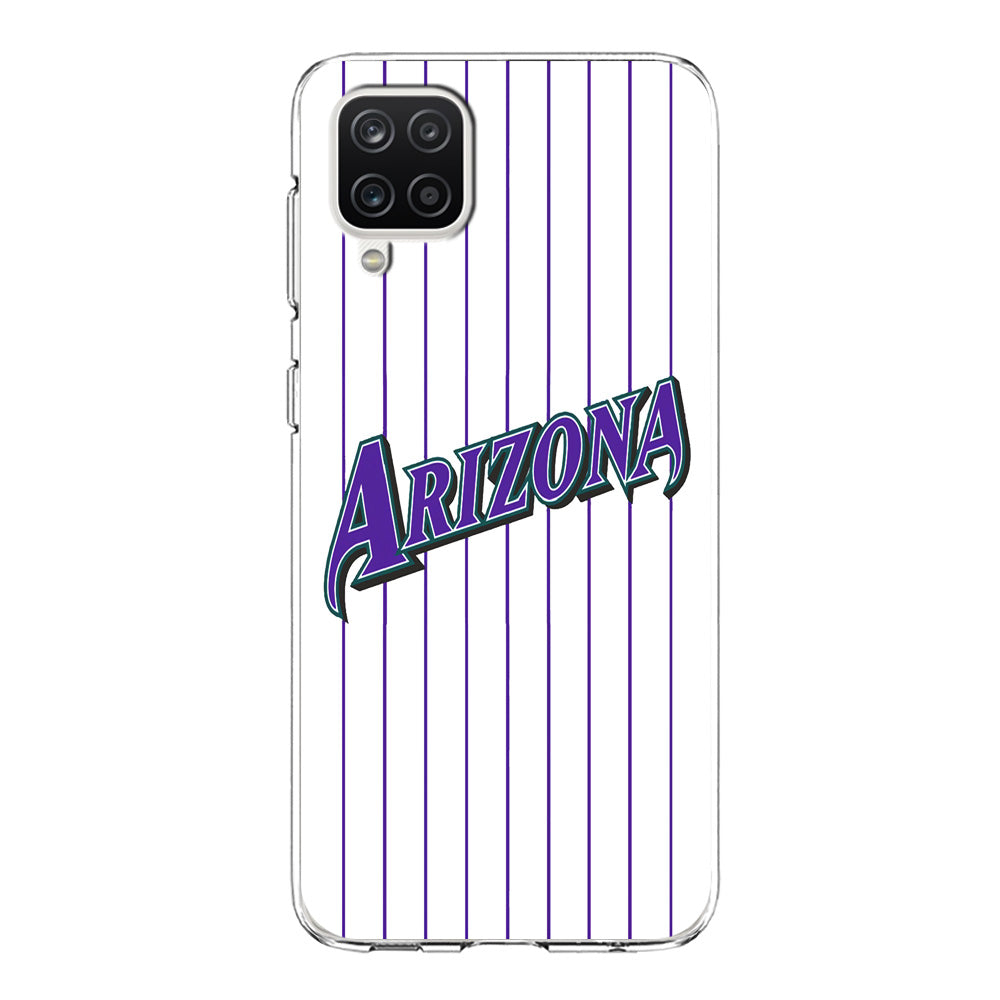 Baseball Arizona Diamondbacks MLB 001 Samsung Galaxy A12 Case-Phone Case-Clear Soft Case-Altracase