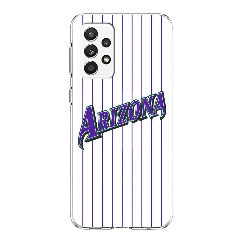 Baseball Arizona Diamondbacks MLB 001 Samsung Galaxy A72 Case-Phone Case-Clear Soft Case-Altracase