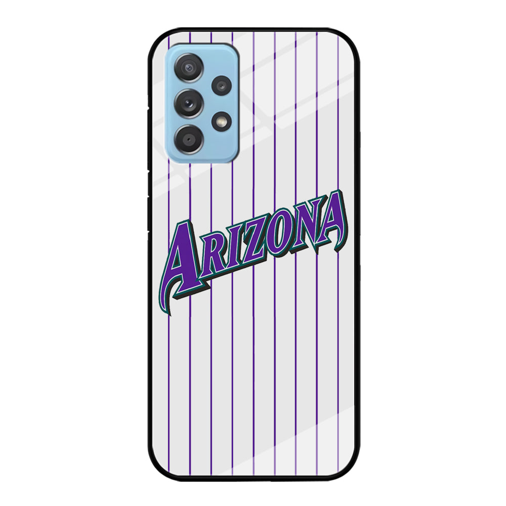 Baseball Arizona Diamondbacks MLB 001 Samsung Galaxy A72 Case-Phone Case-Tempered Glass Case-Altracase