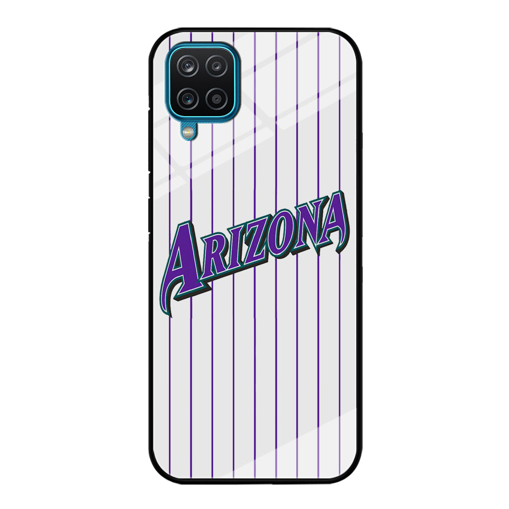 Baseball Arizona Diamondbacks MLB 001 Samsung Galaxy A12 Case-Phone Case-Tempered Glass Case-Altracase