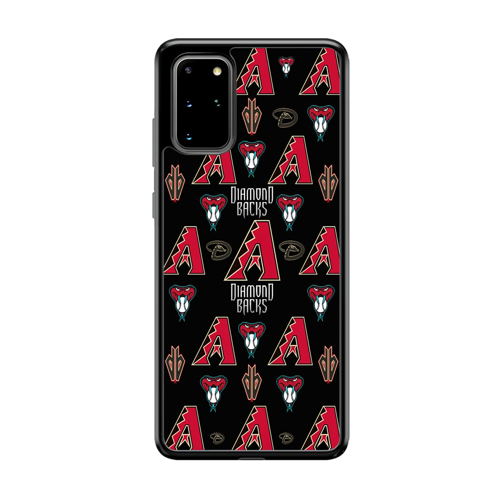 Baseball Arizona Diamondbacks MLB 002 Samsung Galaxy S20 Plus Case-Phone Case-Rubber Black (2D Case)-Altracase