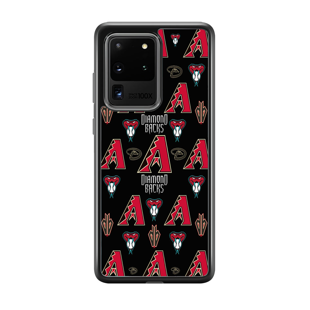 Baseball Arizona Diamondbacks MLB 002 Samsung Galaxy S20 Ultra Case-Phone Case-Tempered Glass Case-Altracase