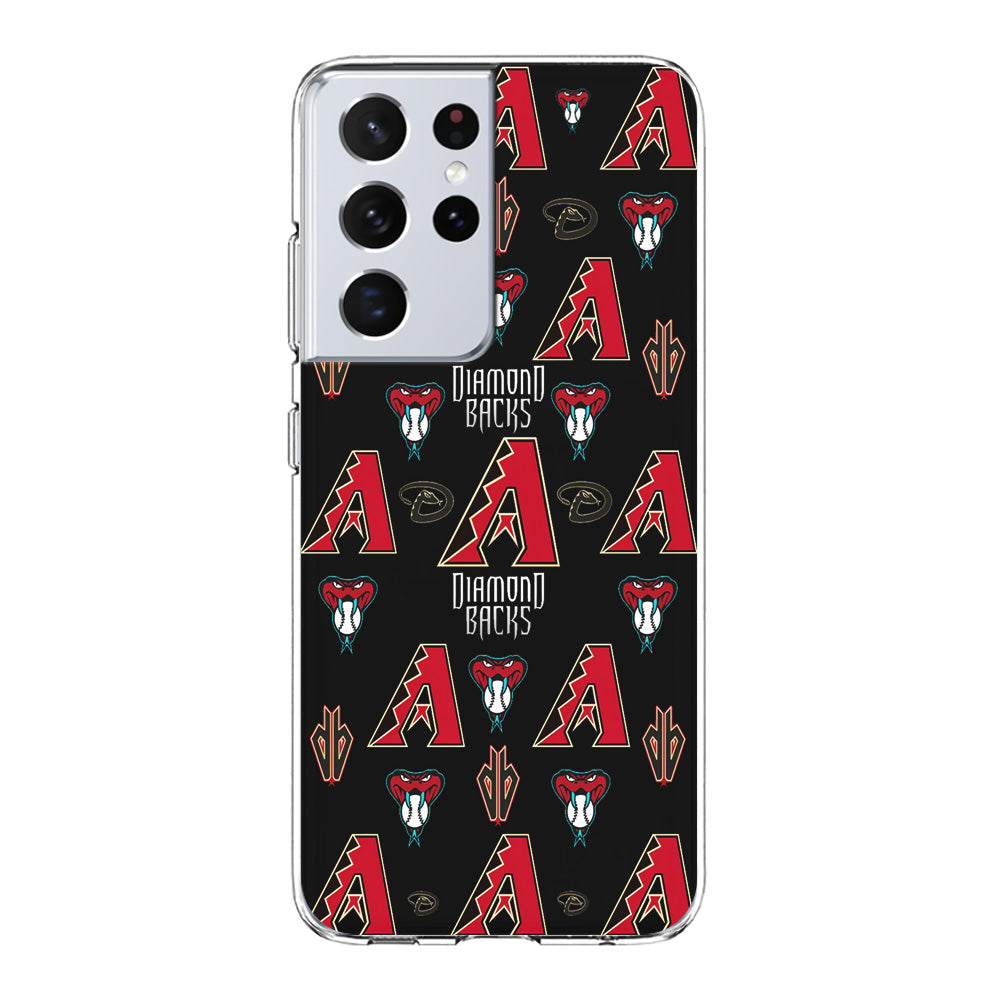 Baseball Arizona Diamondbacks MLB 002 Samsung Galaxy S21 Ultra Case-Phone Case-Clear Soft Case-Altracase