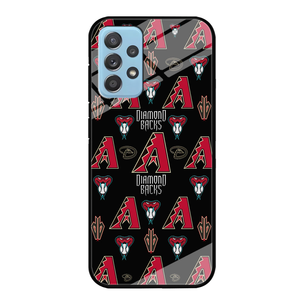 Baseball Arizona Diamondbacks MLB 002 Samsung Galaxy A72 Case-Phone Case-Tempered Glass Case-Altracase