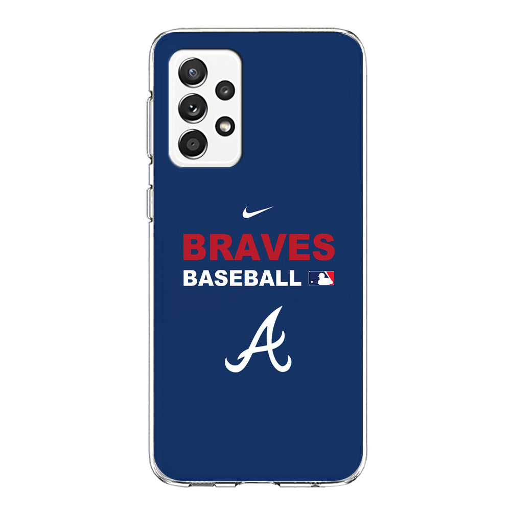 Baseball Atlanta Braves MLB 001 Samsung Galaxy A72 Case-Phone Case-Clear Soft Case-Altracase