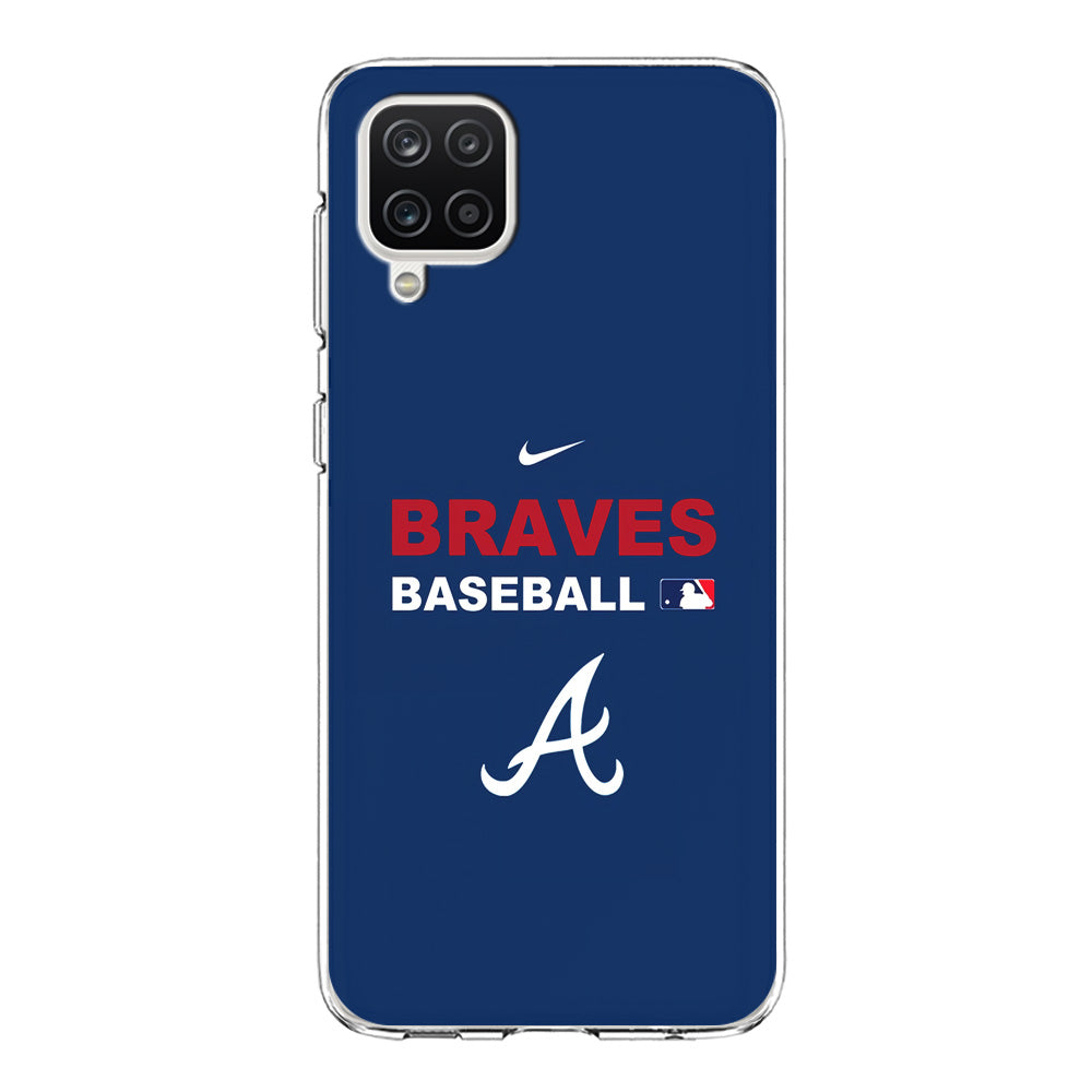 Baseball Atlanta Braves MLB 001 Samsung Galaxy A12 Case-Phone Case-Clear Soft Case-Altracase