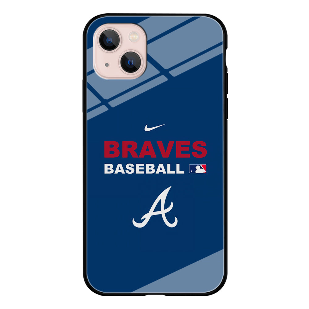Baseball Atlanta Braves MLB 001 iPhone 15 Plus Case-Phone Case-Tempered Glass Case-Altracase