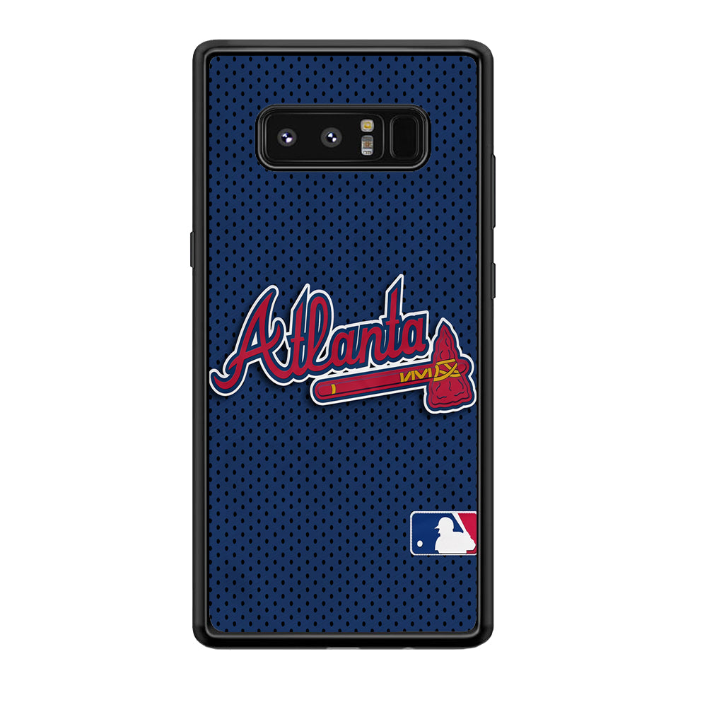 Baseball Atlanta Braves MLB 002 Samsung Galaxy Note 8 Case-Phone Case-Tempered Glass Case-Altracase