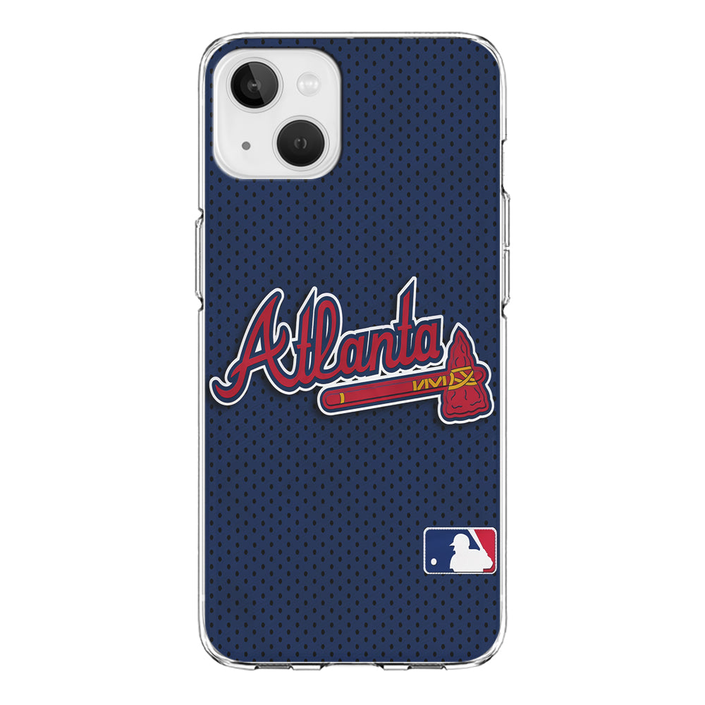 Baseball Atlanta Braves MLB 002 iPhone 15 Plus Case-Phone Case-Clear Soft Case-Altracase