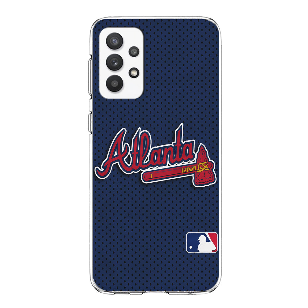 Baseball Atlanta Braves MLB 002 Samsung Galaxy A32 Case-Phone Case-Clear Soft Case-Altracase