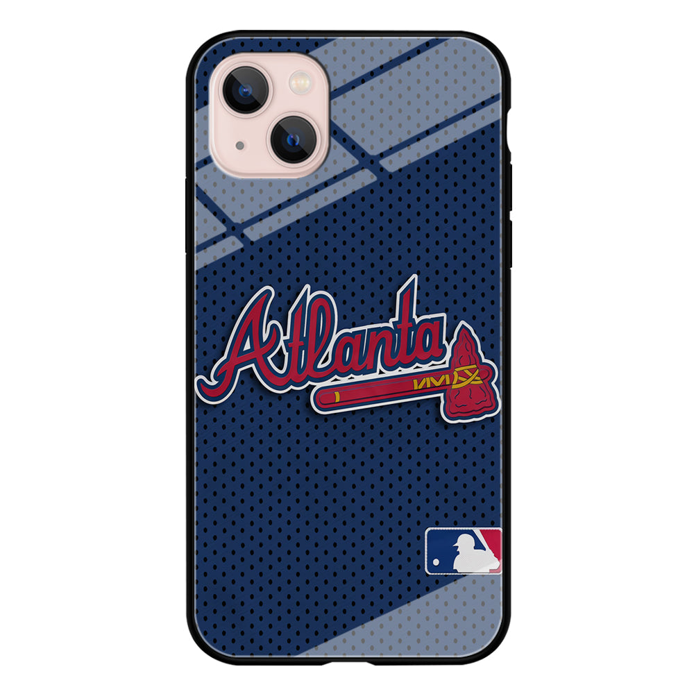 Baseball Atlanta Braves MLB 002 iPhone 15 Plus Case-Phone Case-Tempered Glass Case-Altracase