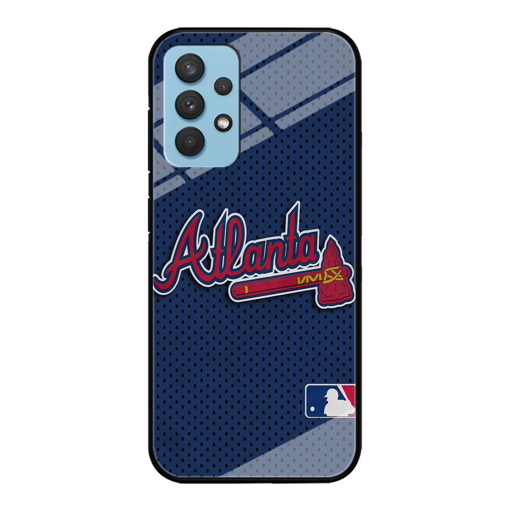 Baseball Atlanta Braves MLB 002 Samsung Galaxy A32 Case-Phone Case-Tempered Glass Case-Altracase