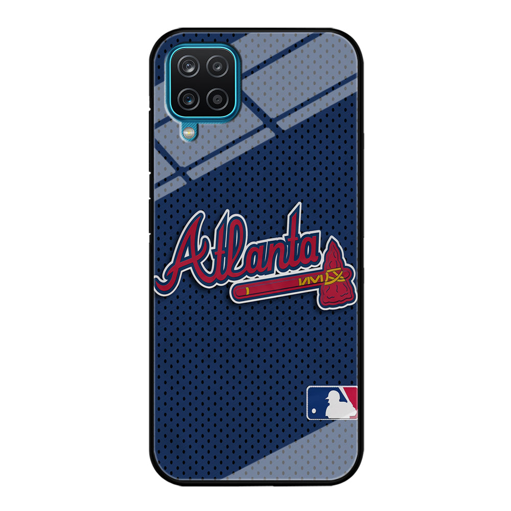 Baseball Atlanta Braves MLB 002 Samsung Galaxy A12 Case-Phone Case-Tempered Glass Case-Altracase