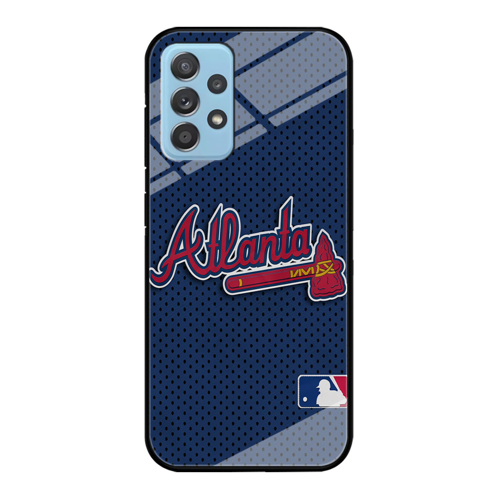 Baseball Atlanta Braves MLB 002 Samsung Galaxy A72 Case-Phone Case-Tempered Glass Case-Altracase