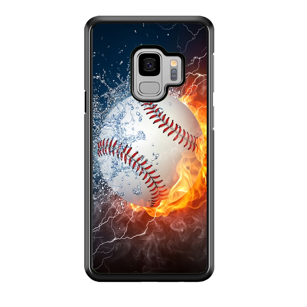 Baseball Ball Cool Art Samsung Galaxy S9 Case-Phone Case-Tempered Glass Case-Altracase