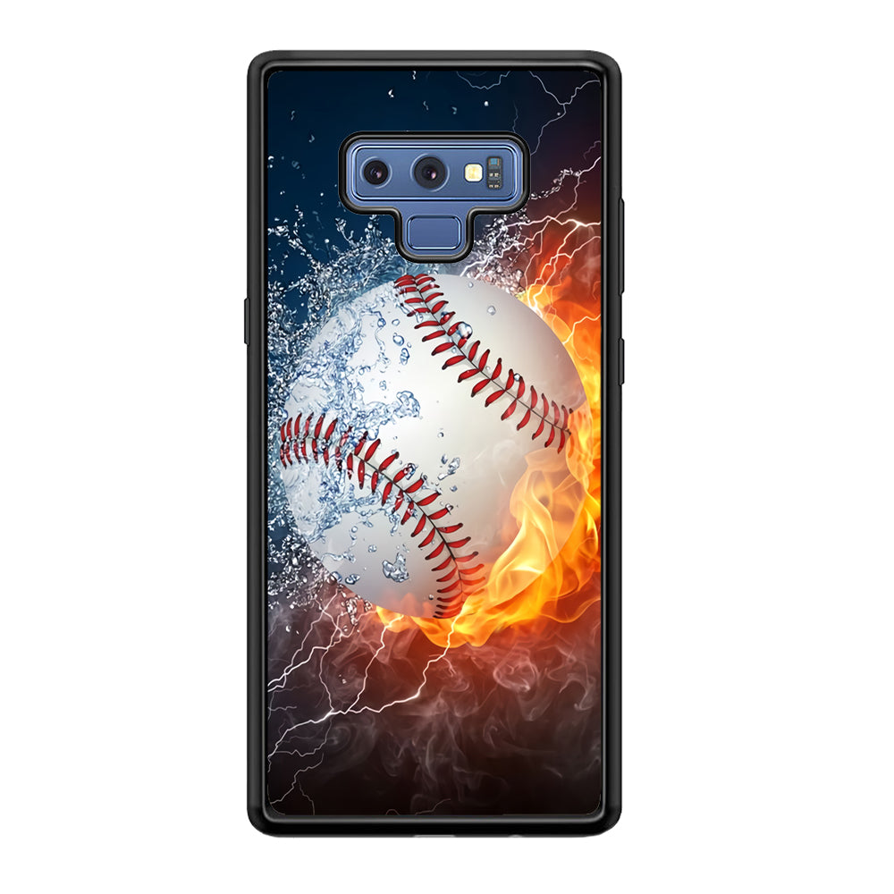Baseball Ball Cool Art Samsung Galaxy Note 9 Case-Phone Case-Tempered Glass Case-Altracase
