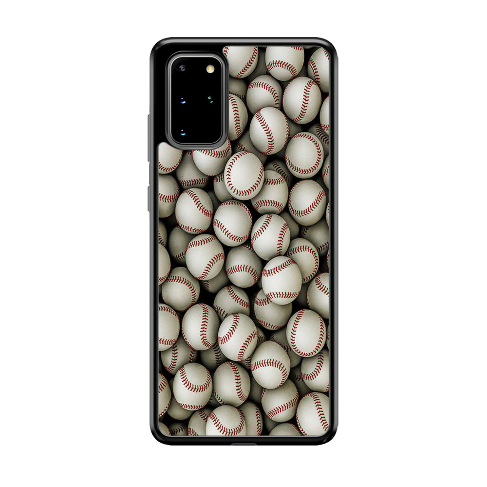 Baseball Ball Pattern Samsung Galaxy S20 Plus Case-Phone Case-Tempered Glass Case-Altracase