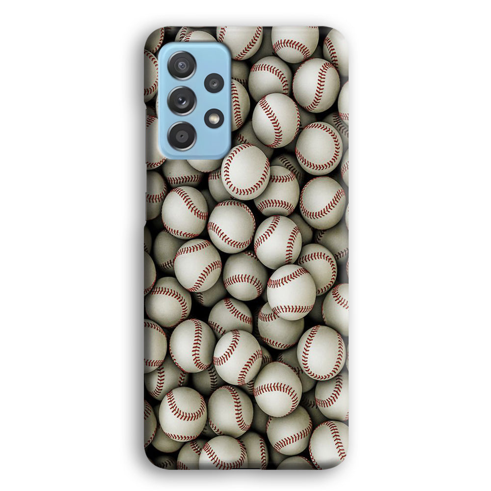 Baseball Ball Patter Samsung Galaxy A72 Case-Phone Case-3D Case-Altracase