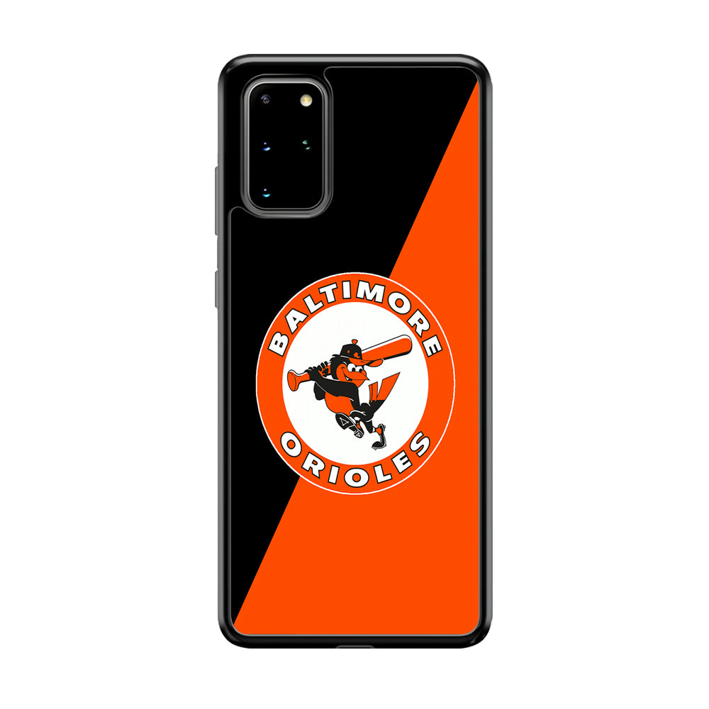 Baseball Baltimore Orioles MLB 001 Samsung Galaxy S20 Plus Case-Phone Case-Rubber Black (2D Case)-Altracase