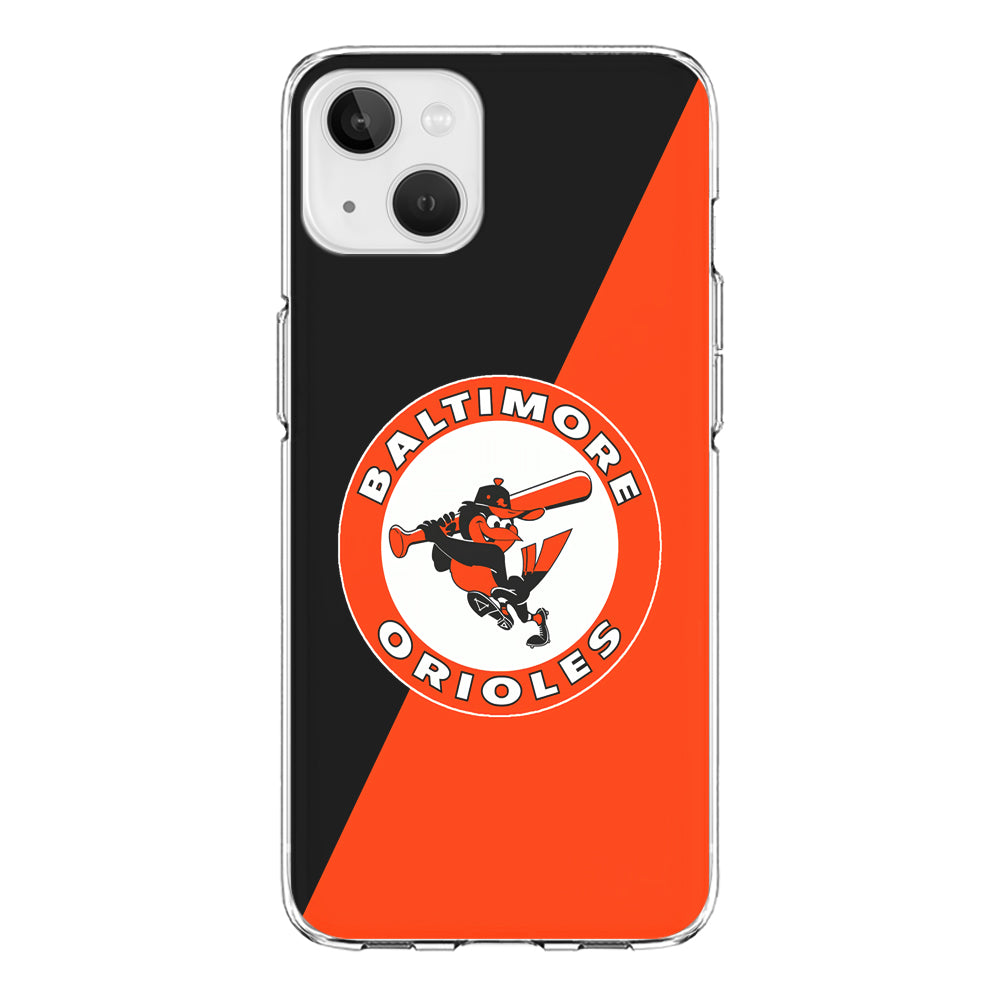 Baseball Baltimore Orioles MLB 001 iPhone 15 Plus Case-Phone Case-Clear Soft Case-Altracase