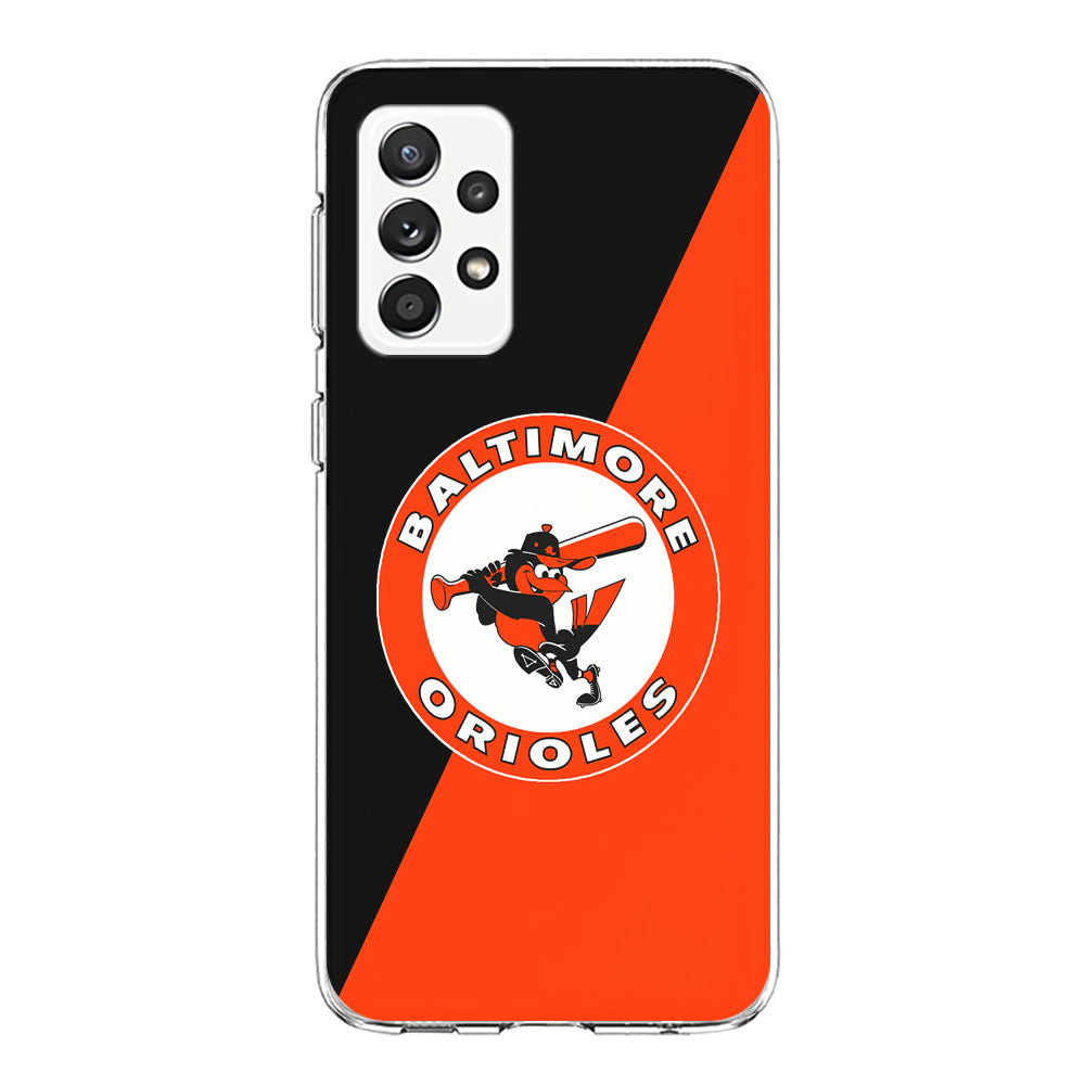 Baseball Baltimore Orioles MLB 001 Samsung Galaxy A72 Case-Phone Case-Clear Soft Case-Altracase