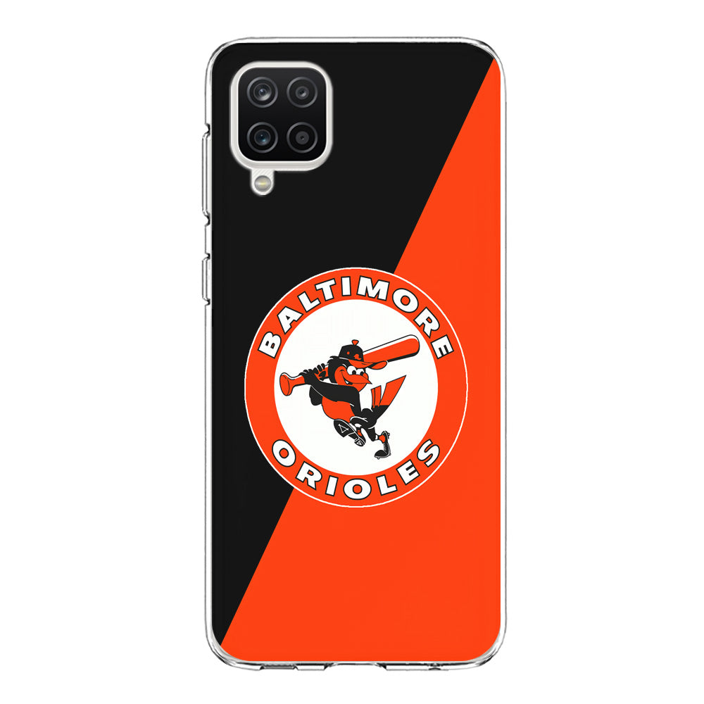 Baseball Baltimore Orioles MLB 001 Samsung Galaxy A12 Case-Phone Case-Clear Soft Case-Altracase