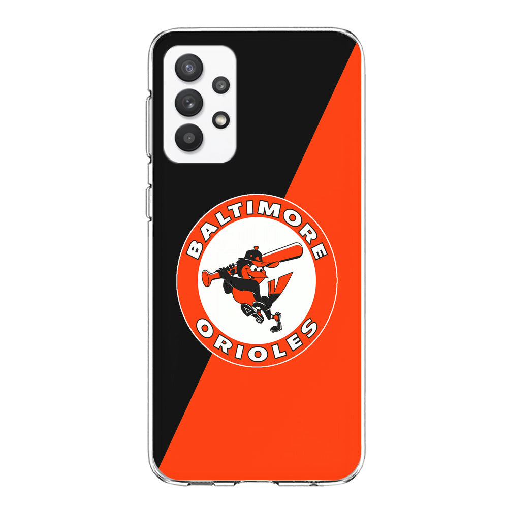 Baseball Baltimore Orioles MLB 001 Samsung Galaxy A32 Case-Phone Case-Clear Soft Case-Altracase