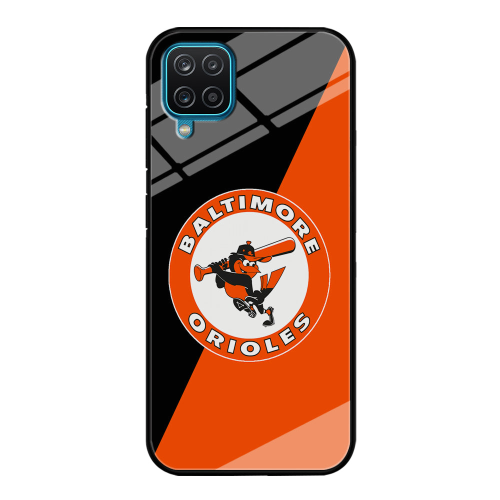 Baseball Baltimore Orioles MLB 001 Samsung Galaxy A12 Case-Phone Case-Tempered Glass Case-Altracase