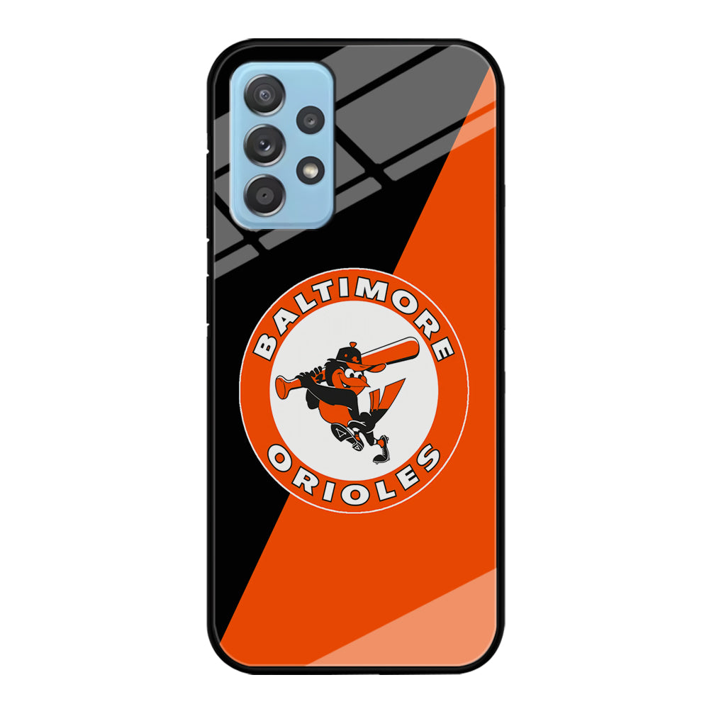 Baseball Baltimore Orioles MLB 001 Samsung Galaxy A72 Case-Phone Case-Tempered Glass Case-Altracase