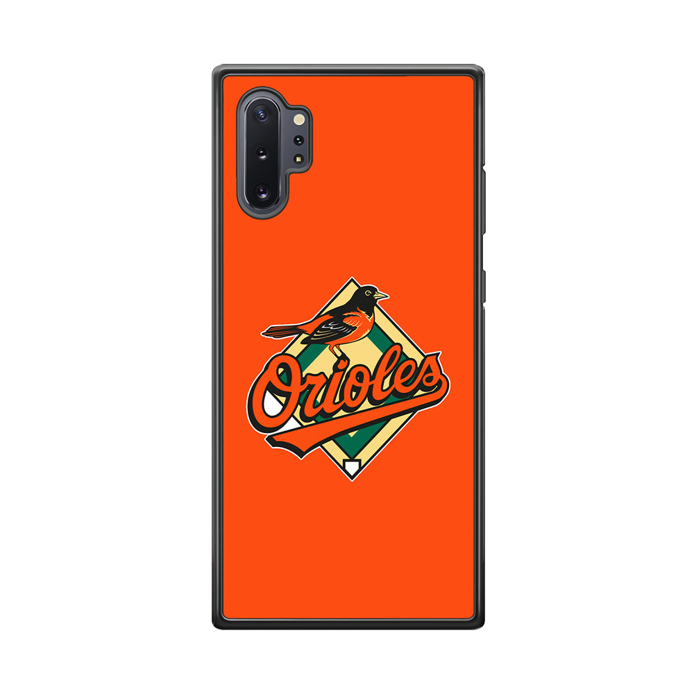 Baseball Baltimore Orioles MLB 002 Samsung Galaxy Note 10 Plus Case-Phone Case-Rubber Black (2D Case)-Altracase