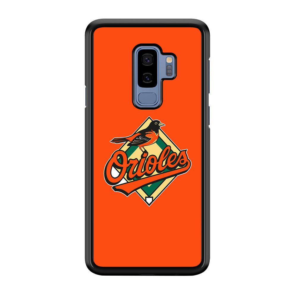 Baseball Baltimore Orioles MLB 002 Samsung Galaxy S9 Plus Case-Phone Case-Rubber Black (2D Case)-Altracase