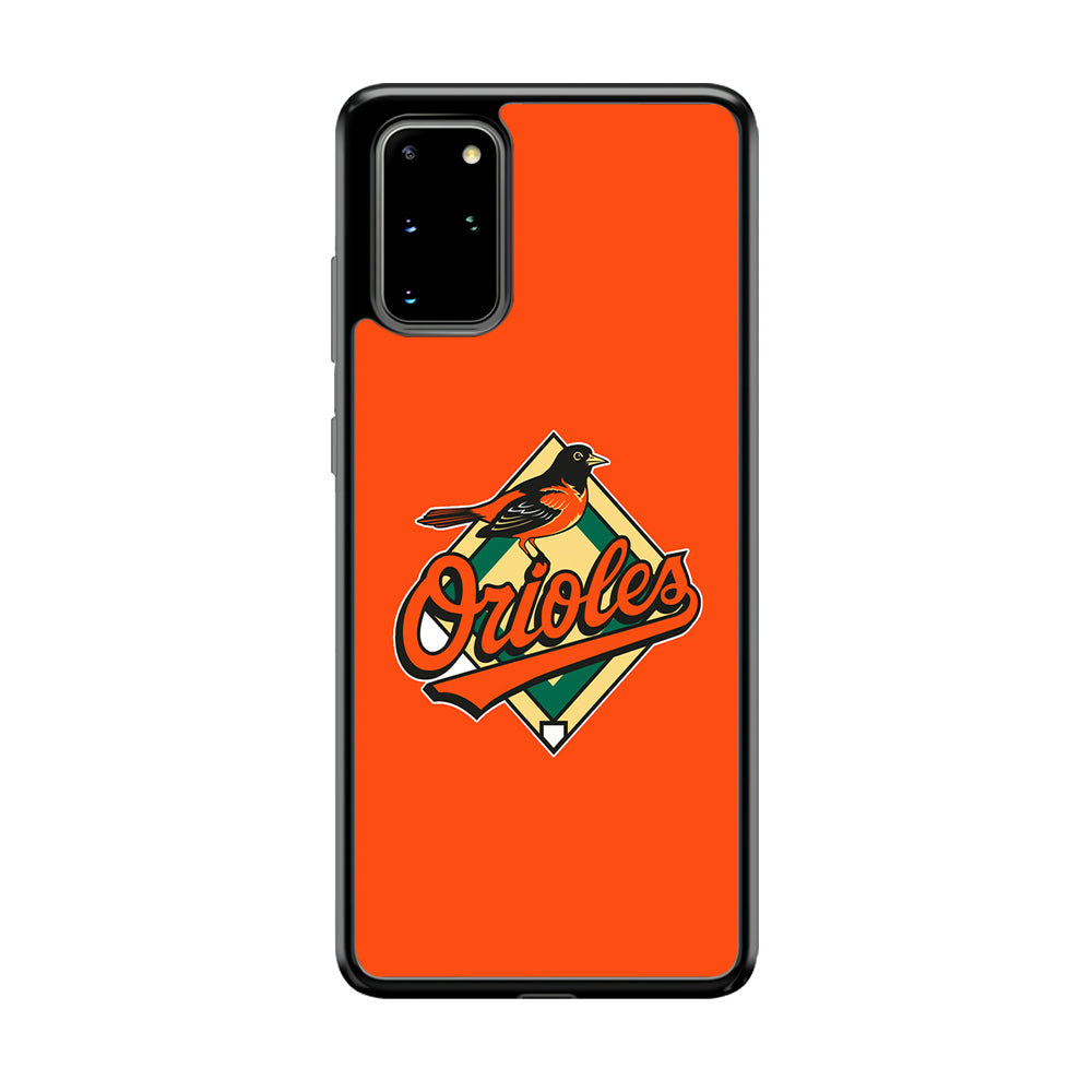 Baseball Baltimore Orioles MLB 002 Samsung Galaxy S20 Plus Case-Phone Case-Rubber Black (2D Case)-Altracase