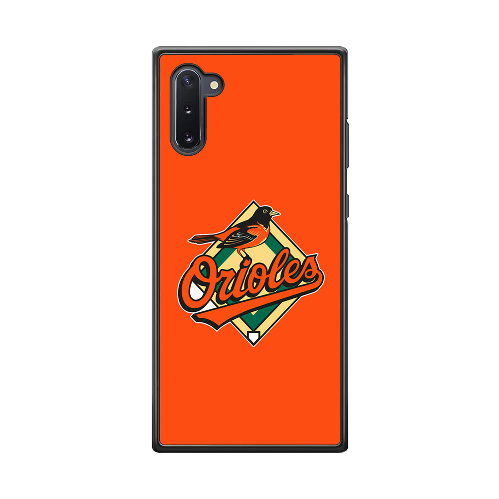 Baseball Baltimore Orioles MLB 002 Samsung Galaxy Note 10 Case-Phone Case-Rubber Black (2D Case)-Altracase