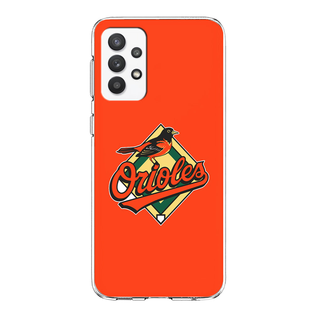 Baseball Baltimore Orioles MLB 002 Samsung Galaxy A32 Case-Phone Case-Clear Soft Case-Altracase
