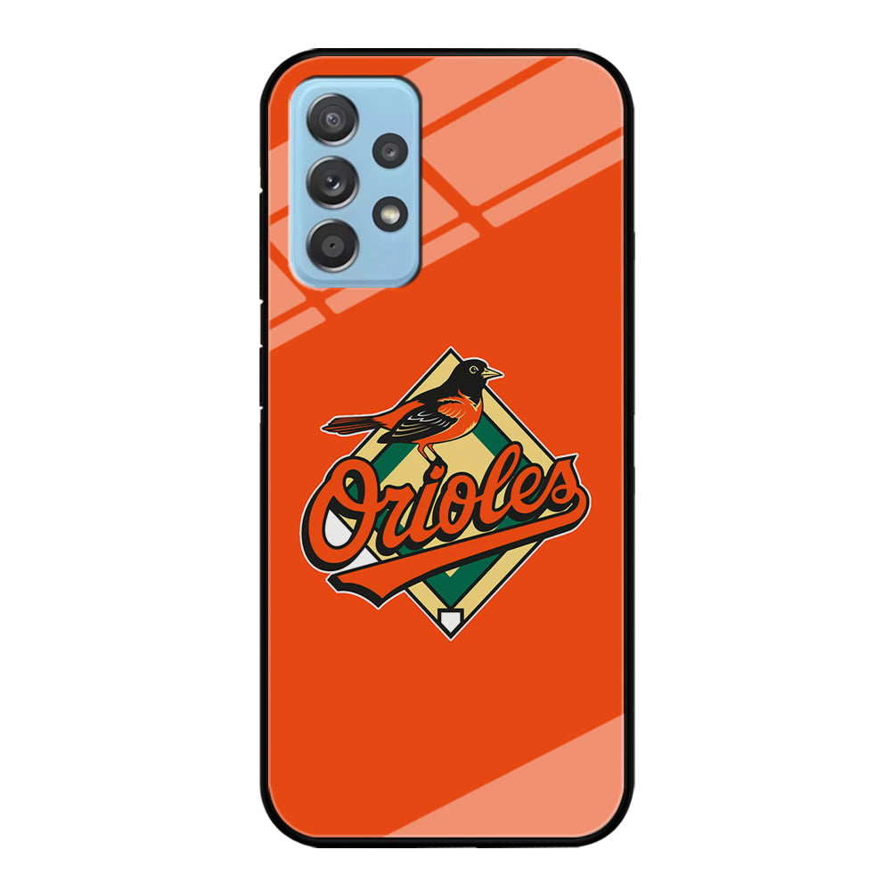 Baseball Baltimore Orioles MLB 002 Samsung Galaxy A72 Case-Phone Case-Tempered Glass Case-Altracase