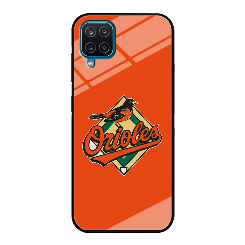 Baseball Baltimore Orioles MLB 002 Samsung Galaxy A12 Case-Phone Case-Tempered Glass Case-Altracase