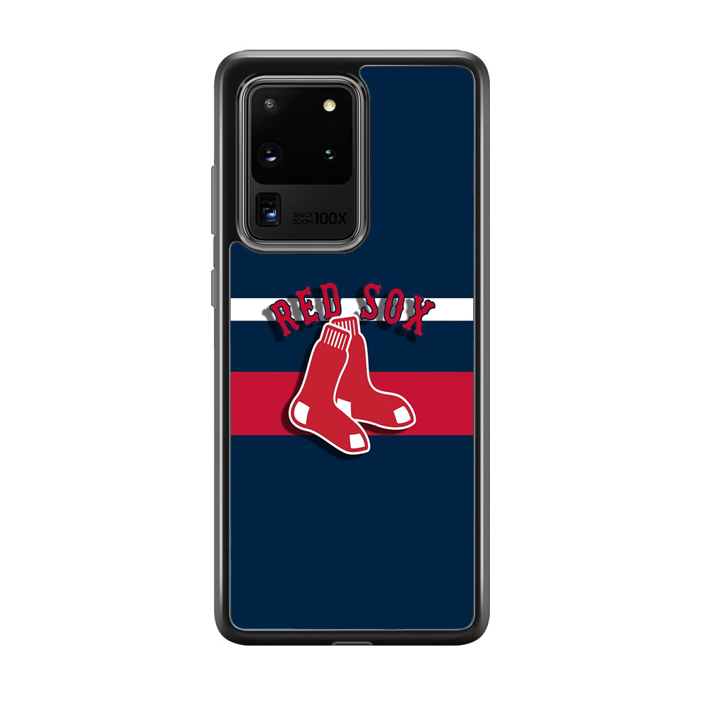 Baseball Boston Red Sox MLB 001 Samsung Galaxy S20 Ultra Case-Phone Case-Tempered Glass Case-Altracase