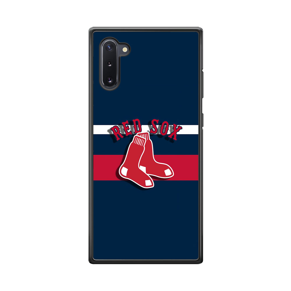 Baseball Boston Red Sox MLB 001 Samsung Galaxy Note 10 Case-Phone Case-Rubber Black (2D Case)-Altracase