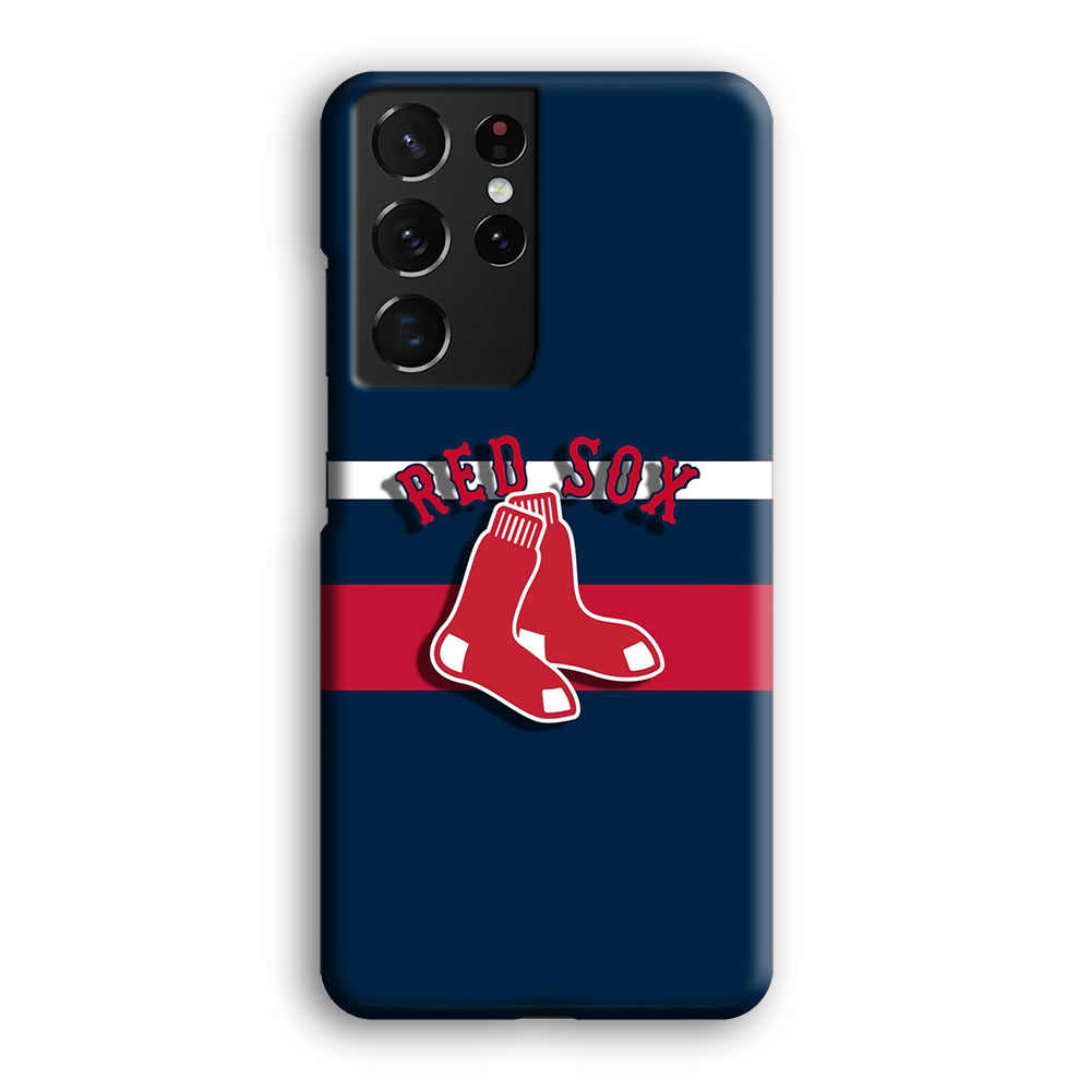 Baseball Boston Red Sox MLB 001 Samsung Galaxy S21 Ultra Case-Phone Case-3D Case-Altracase