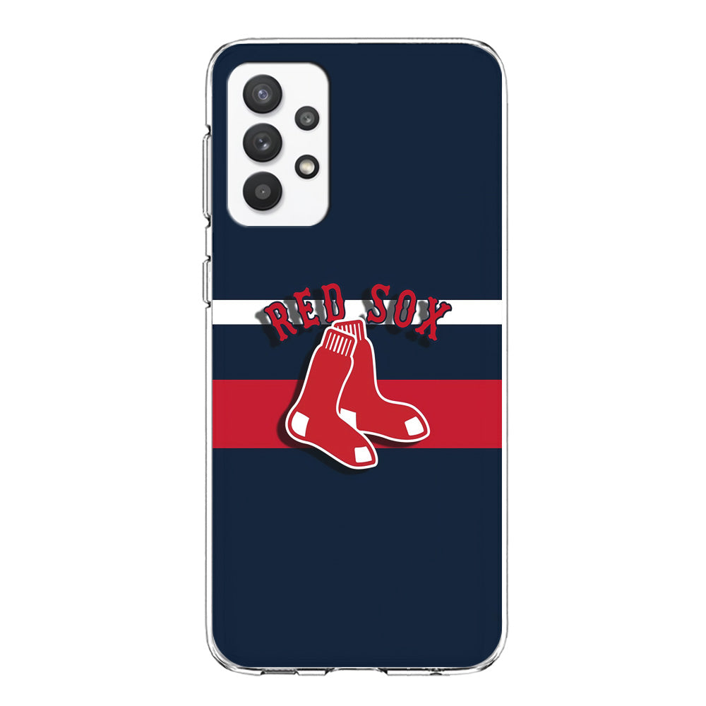 Baseball Boston Red Sox MLB 001 Samsung Galaxy A32 Case-Phone Case-Clear Soft Case-Altracase