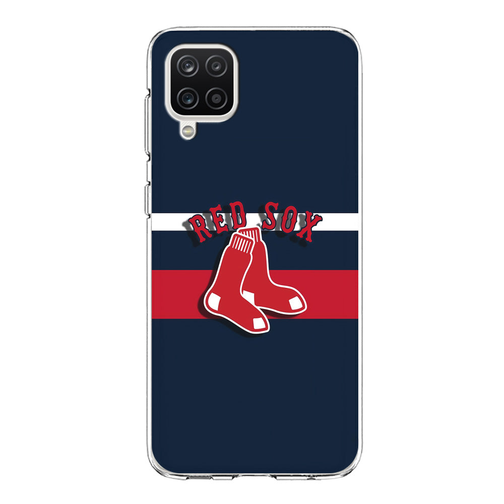Baseball Boston Red Sox MLB 001 Samsung Galaxy A12 Case-Phone Case-Clear Soft Case-Altracase