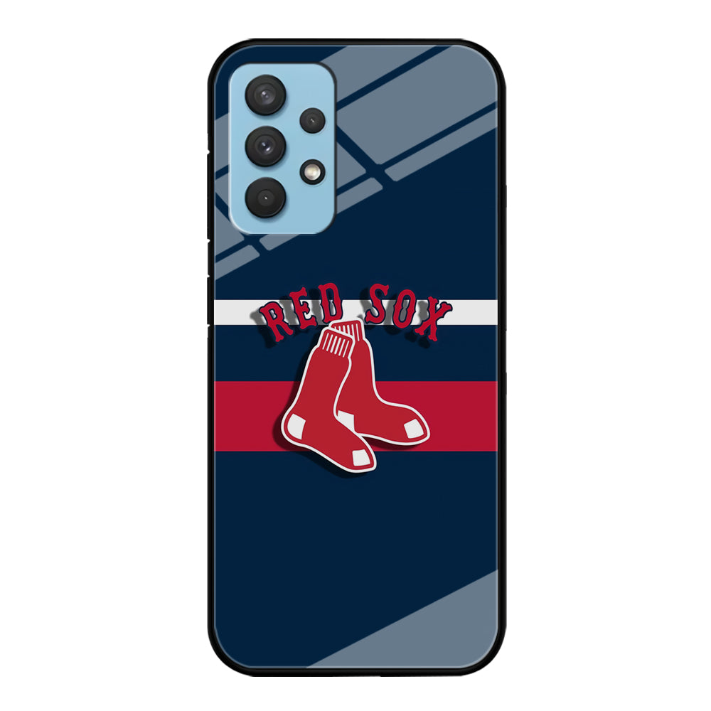 Baseball Boston Red Sox MLB 001 Samsung Galaxy A32 Case-Phone Case-Tempered Glass Case-Altracase
