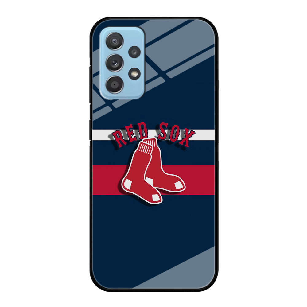 Baseball Boston Red Sox MLB 001 Samsung Galaxy A72 Case-Phone Case-Tempered Glass Case-Altracase