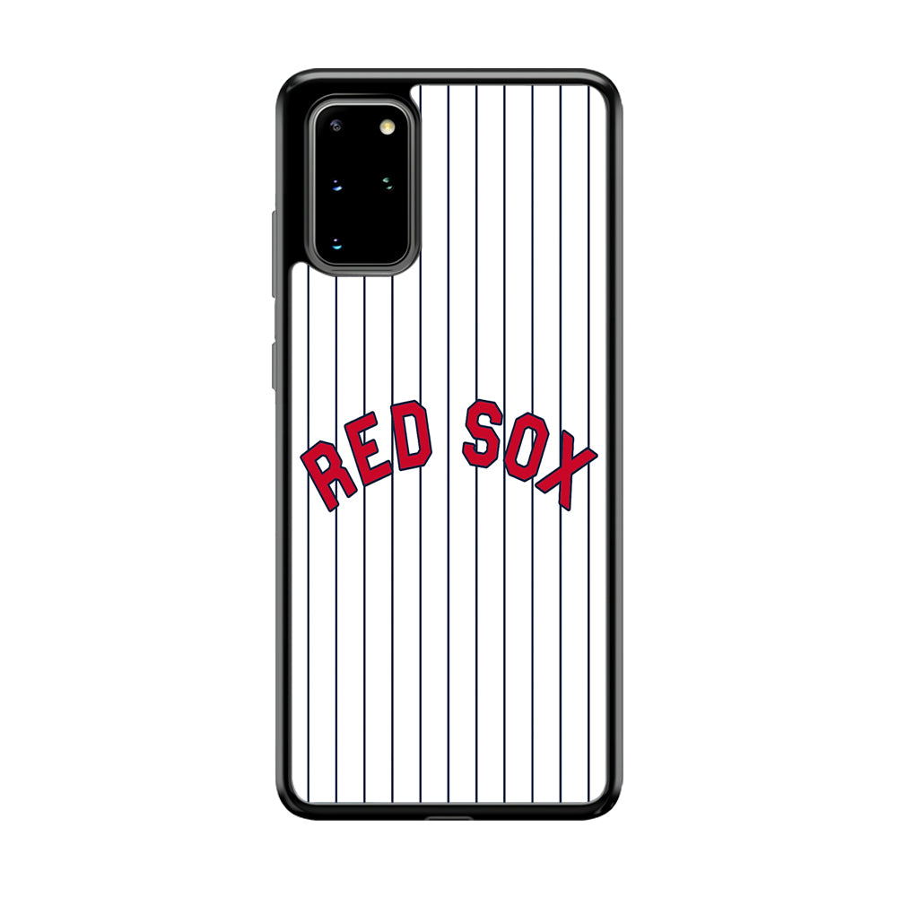 Baseball Boston Red Sox MLB 002 Samsung Galaxy S20 Plus Case-Phone Case-Rubber Black (2D Case)-Altracase